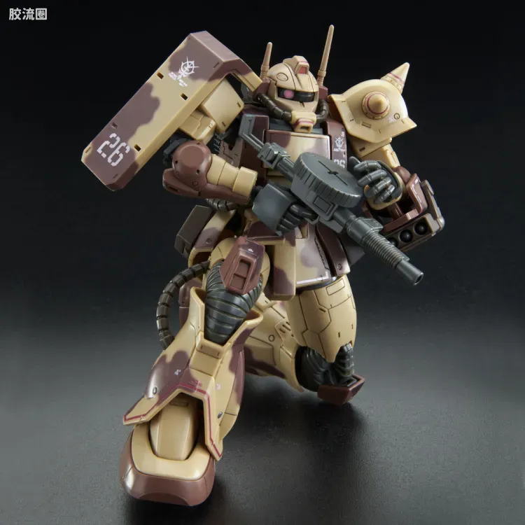 HG 高达The Origin 网络限定版 MS-06D 扎古沙漠型(双天线式样) - 图片