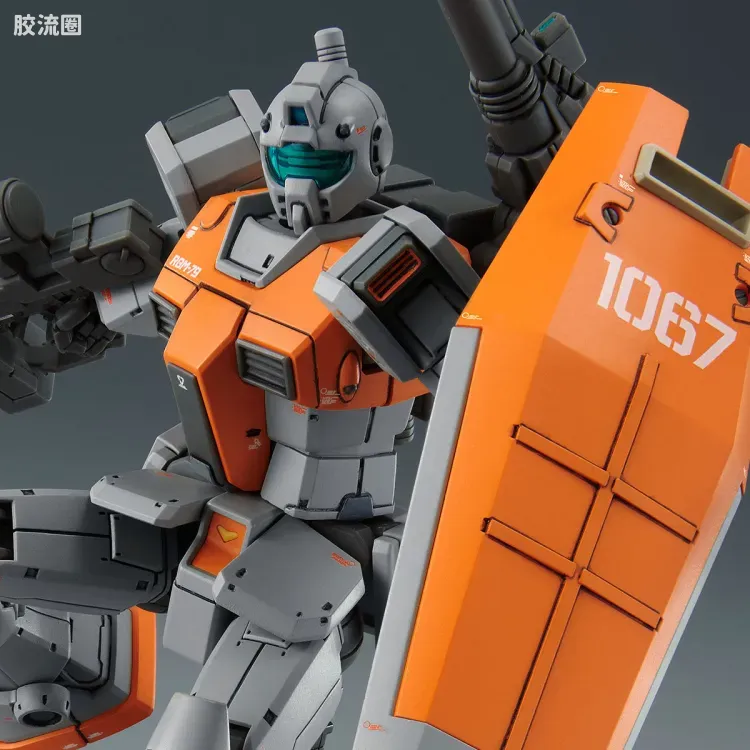 HG 高达库库鲁斯·多安的小岛剧场版 拼装模型 网络限定版 RGM-79 吉姆(摩洛哥战线式样) - 图片