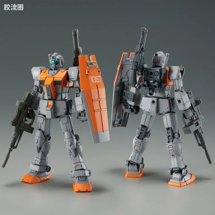 HG 高达库库鲁斯·多安的小岛剧场版 拼装模型 网络限定版 RGM-79 吉姆(摩洛哥战线式样) - 图片
