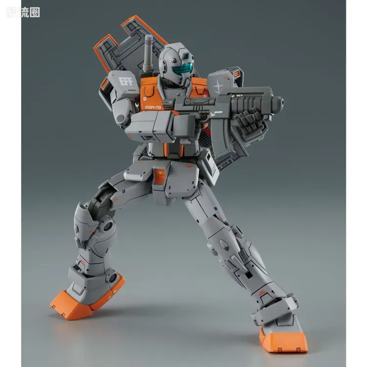 HG 高达库库鲁斯·多安的小岛剧场版 拼装模型 网络限定版 RGM-79 吉姆(摩洛哥战线式样) - 图片