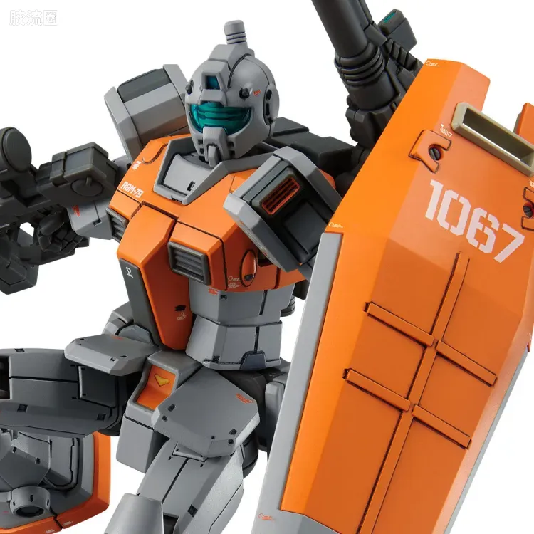 HG 高达库库鲁斯·多安的小岛剧场版 拼装模型 网络限定版 RGM-79 吉姆(摩洛哥战线式样) - 图片