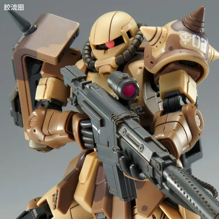 HG 高达库库鲁斯·多安的小岛剧场版 拼装模型 网络限定版 MS-06GD 高机动型扎古 地上用(瓦尔德机) - 图片