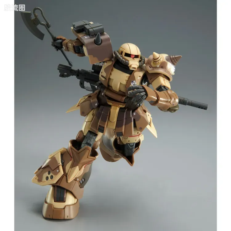 HG 高达库库鲁斯·多安的小岛剧场版 拼装模型 网络限定版 MS-06GD 高机动型扎古 地上用(瓦尔德机) - 图片