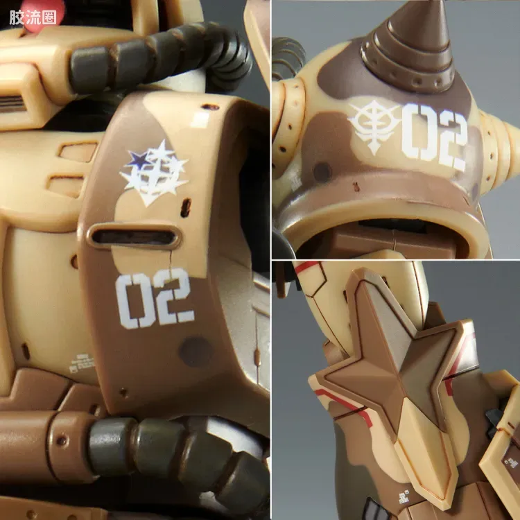HG 高达库库鲁斯·多安的小岛剧场版 拼装模型 网络限定版 MS-06GD 高机动型扎古 地上用(瓦尔德机) - 图片