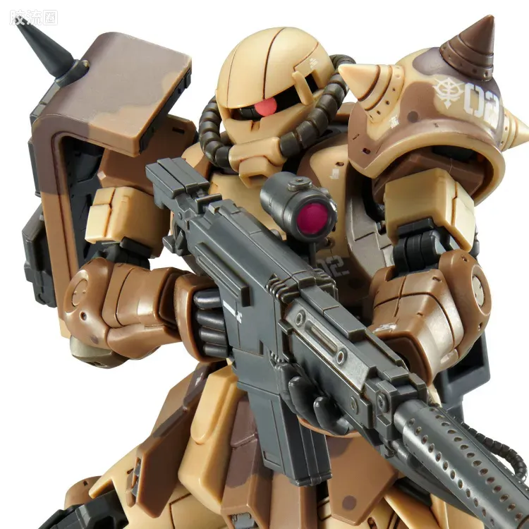 HG 高达库库鲁斯·多安的小岛剧场版 拼装模型 网络限定版 MS-06GD 高机动型扎古 地上用(瓦尔德机) - 图片