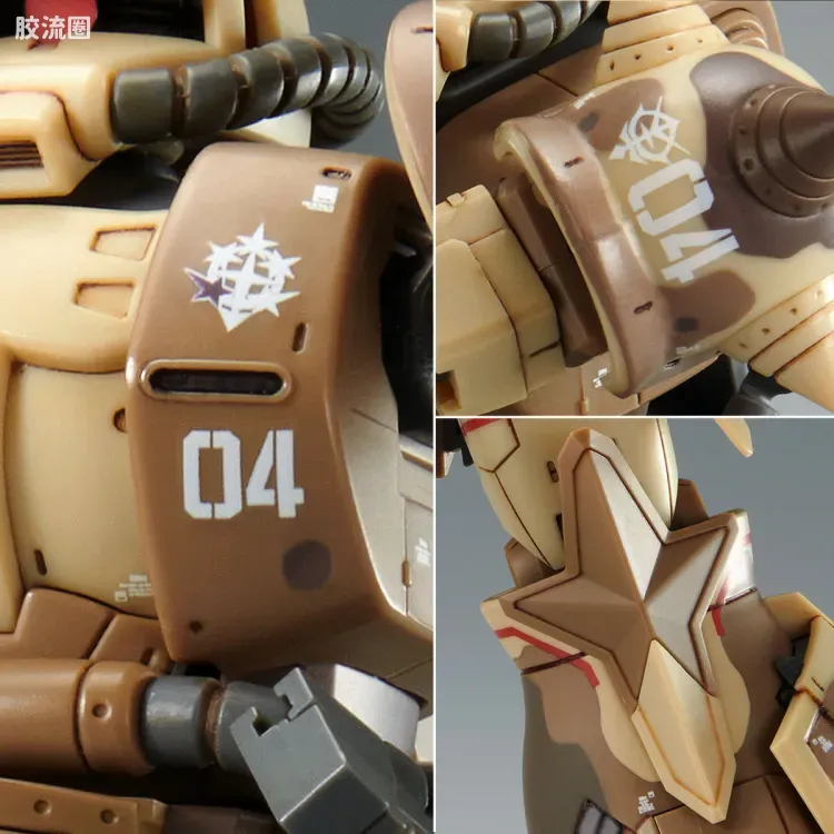 HG 高达库库鲁斯·多安的小岛剧场版 拼装模型 网络限定版 MS-06GD 高机动型扎古 地上用(塞尔玛机) - 图片