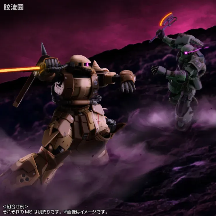 HG 高达库库鲁斯·多安的小岛剧场版 拼装模型 网络限定版 MS-06GD 高机动型扎古 地上用(塞尔玛机) - 图片