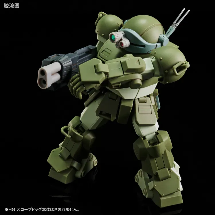 万代综合拼装模型系列 装甲骑兵 HG <装甲骑兵波多姆斯> 眼镜狗用扩张配件套装2 - 图片